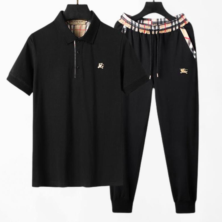 men Burberry suits set-076